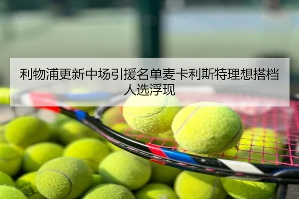 利物浦更新中场引援名单麦卡利斯特理想搭档人选浮现